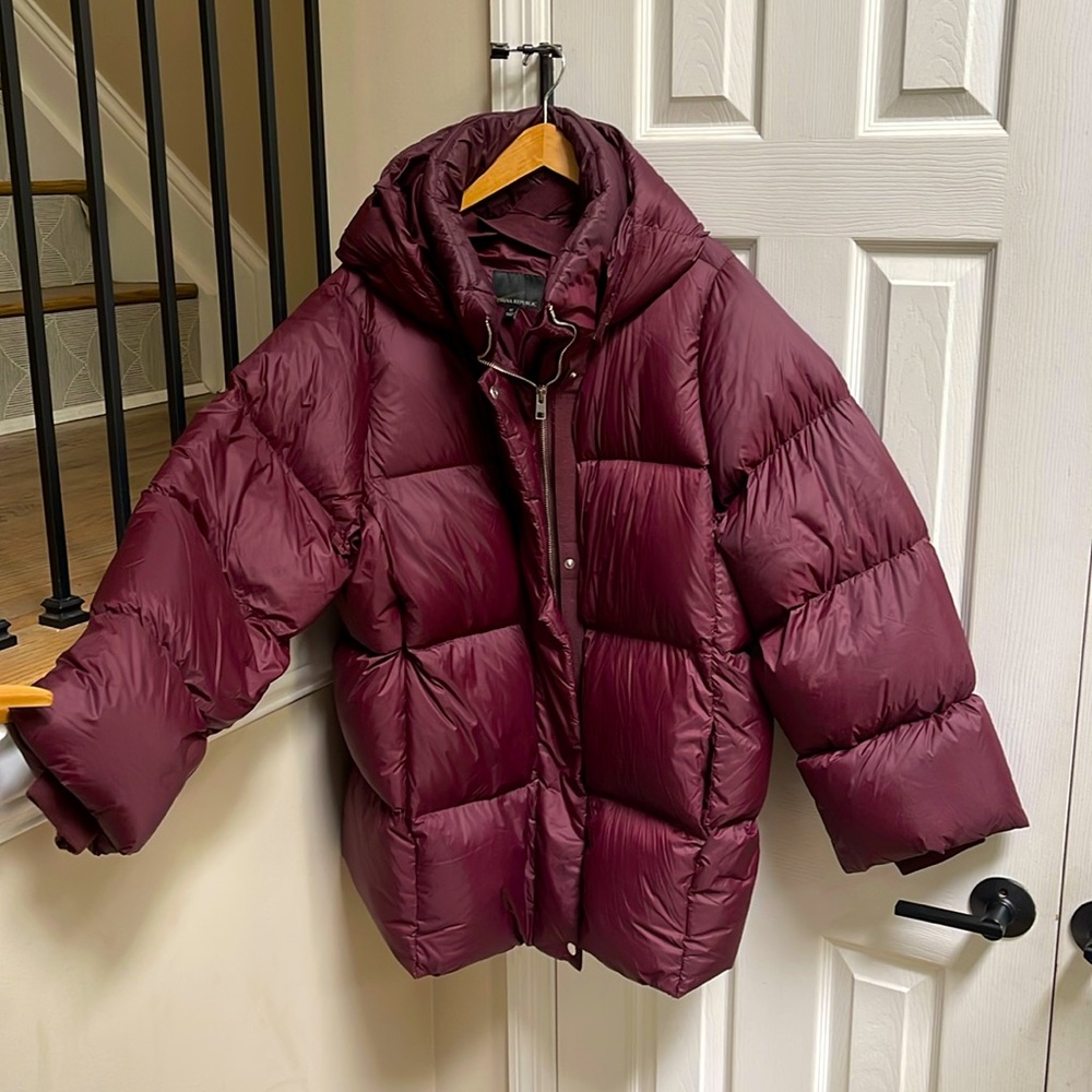 Banana republic bubble coat womens size XL